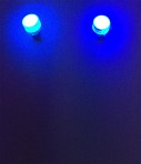 boucles d'oreilles clips lumineuses LED soirée